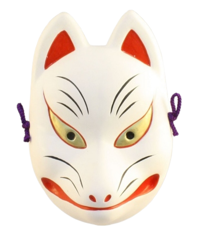 máscara kitsune